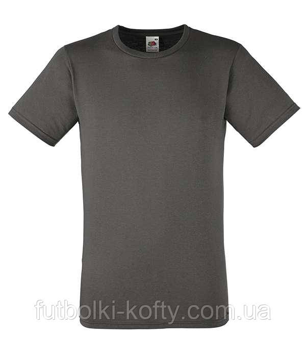 Футболка чоловіча приталені Fitted 3XL, GL Світлий Графіт, фото 1