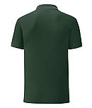 Футболка поло чоловіча 65/35 Tailored Fit 2XL, 38 Темно-зелений, фото 3