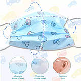 Дитячі захисні тришарові медичні маски "Веселі грибочки", фото 2