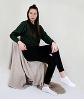 Женский комплект штаны и реглан Lightweight raglan/jog L, 38/36 Темно Зеленый / Черный