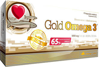 Риб'ячий жир Gold Omega-3 65% Olimp Labs (60 капс.), фото 2