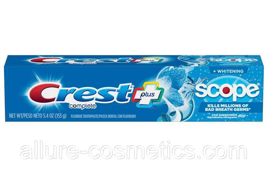 Зубна паста свіже дихання Crest Scope Blue Toothpaste 153гр