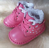 Зимові пінетки для дівчінки 13.5см., фото 4