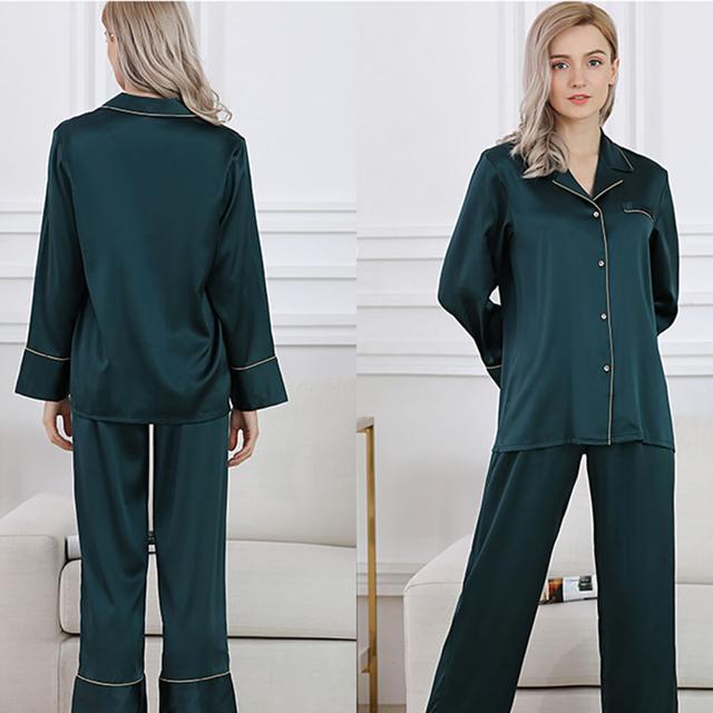 женская шелковая пижама