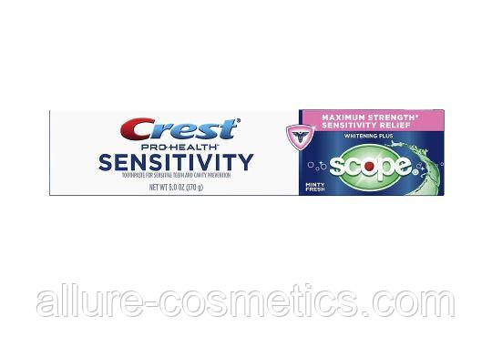 ! Уцінка ! Зубна паста для чутливих зубів Crest Pro-Health Sensitivity Plus Scope Toothpaste 170 г, фото 1