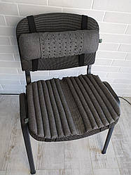 Ортопедические подушки  EKKOSEAT со съемной массажной накидкой для сидения на стуле. Универсальные.
