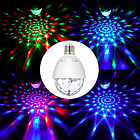 Світлодіодна супердиска лампа 3 Вт E27 RGB, 130х80мм, фото 3