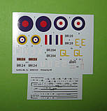 Пластикова модель 1/72 Kovozavody Prostejov 0121 Британський винищувач Spitfire Mk.Vc Four Barrels over Malta, фото 4