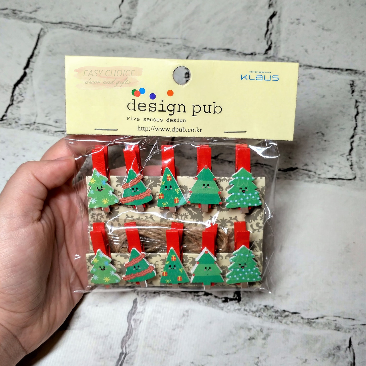 Декоративные Прищепки Ёлочки, Новогодний Декор, 10 Шт — Купить Недорого ...