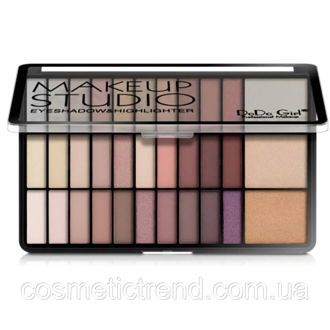 Палетка тіней і хайлайтерів DoDo Girl Make Up Studio Eyeshadow & Highlighter D4071B