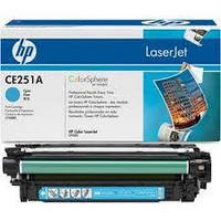 Картридж HP CE251A cyan для принтера HP Color LaserJet СМ3530, СР3525 (Евро картридж)