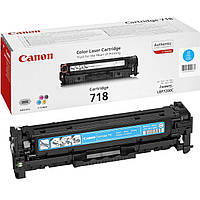 Картридж Canon 718 cyan для принтера CANON LBP-7200, 7680, MF8330, MF8350 (Евро картридж)