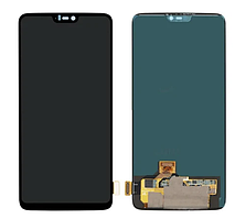 Дисплей (екран) для OnePlus 6 A6003 + тачскрін, чорний, OLED
