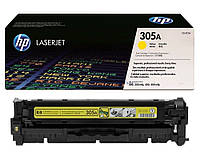 Заправка картриджа HP CE412A (№305A) yellow для принтера HP COLOR LJ Pro 300, 400, M251nw, M375nw, M475dw