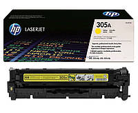 Картридж HP CE412A (№305A) yellow для принтера HP COLOR LJ Pro 300, 400, M251nw, M375nw (новый, оригинал)