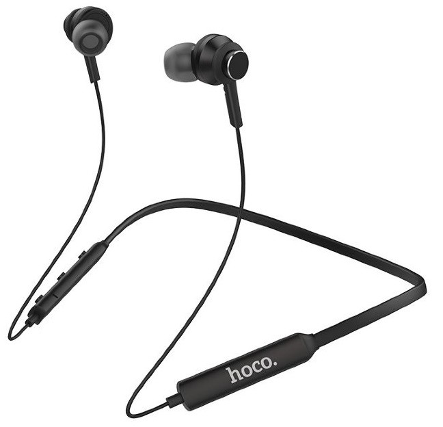 Бездротові навушники вакуумні з мікрофоном bluetooth навушники для спорту HOCO Faery sound ES18 Чорний, фото 1