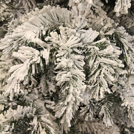 Гірлянда 270 см. декоративна Dinsmore Frosted зелена зі снігом, фото 2