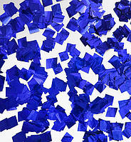 Конфетти, метафан "Cube", вес - 50 г, размер - 7 мм, цвет - синий