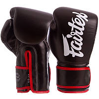 Боксерські рукавички FAIRTEX PU на липучці чорні BGV14, 12 унцій 14