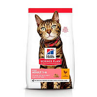 Hills Science Plan Feline Adult 1-6 Light Chicken (Хіллс СП Філайн Едалт Лайт) для кішок, схильних до ожиріння