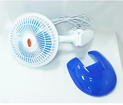 Вентилятор настільний Wimpex WX-605 2 на прищіпці. Потужність: 30 Вт, фото 3