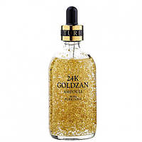 Сыворотка для лица 24K Gold Ampoule Goldzan с пептидами и экстрактом золота 100 мл, хорошая цена