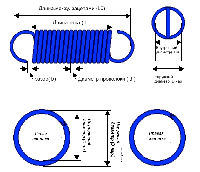 Изготовление пружин растяжения в Украине