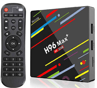 Тв-приставка H96 Max plus 4/32 Wi-Fi Android тв бокс