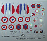Пластикова модель 1/72 AZ model 7646 Американський винищувач Curtiss Hawk H-75A-4, фото 4