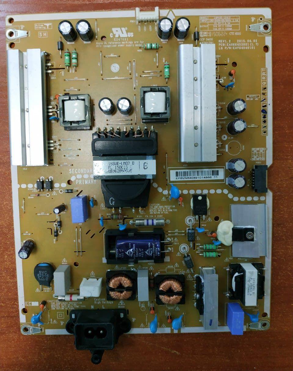Блок живлення EAX66453801 (1.7), LGP43E-15UL2, EAY64049101 для LG 43UF680V, 43UF6430