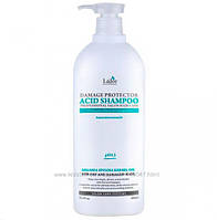 Бесщелочной шампунь с pH 4. 5 Lador Damaged Protector Acid Shampoo 900мл