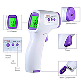 Пірометр медичний GP-300 Безконтактний термометр медичний для тіла, фото 4