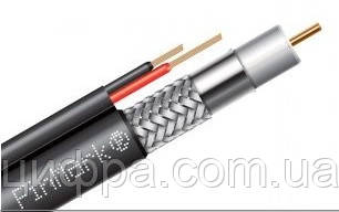 Кабель коаксіальний FinMark F690BVcu-2x0.75 black