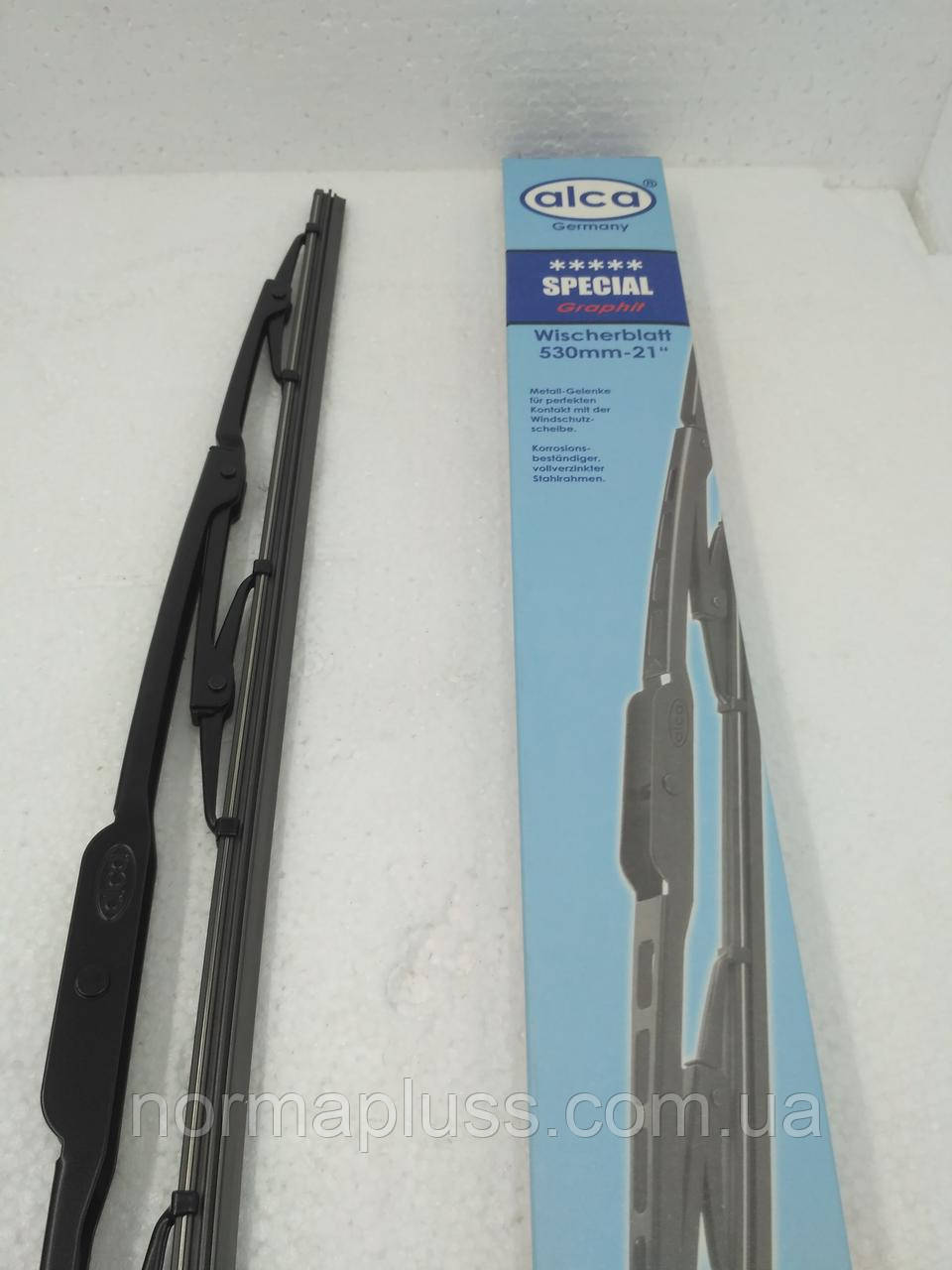 Щітка склоочисника універсальна каркасна Alca 530mm