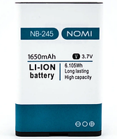 Аккумулятор Nomi NB-245 / i245, 1650 mAh  Original PRC