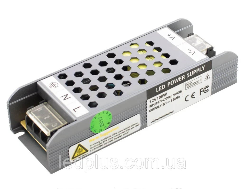 Блок живлення 12 В 8,3 А (100 Вт) BPU-100-12 Professional