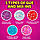 Набір Слаймів Elmer's 5 шт Слайм з Добавками Прозорий, Рожевий, Блакитний, Бузковий, Червоний (00476), фото 3