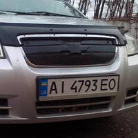 Зимова накладка Chevrolet Aveo 2006-2011 На решітку радіатора "AutoElement"