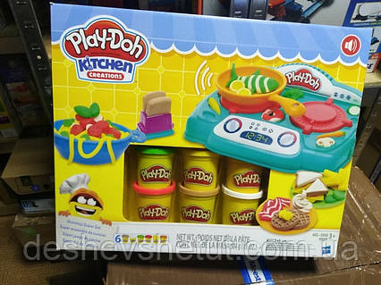 Hasbro Play Doh Kitchen Creations Stovetop Super B9014 C3096 ID 7898243917265891886 1269 Prom.ua
