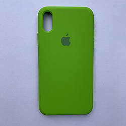 Чехол Silicone Case для Apple iPhone X, XS Dark Green