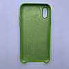 Чехол Silicone Case для Apple iPhone X, XS Dark Green, фото 3