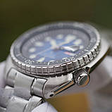 Seiko SRPE39J1 King Turtle Save The Ocean MANTA RAY PATTERNED DIAL, фото 4