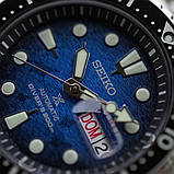 Seiko SRPE39J1 King Turtle Save The Ocean MANTA RAY PATTERNED DIAL, фото 10