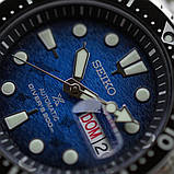 Seiko SRPE39K1 King Turtle Save The Ocean MANTA RAY PATTERNED DIAL, фото 11