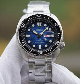 Seiko SRPE39K1 King Turtle Save The Ocean MANTA RAY PATTERNED DIAL