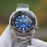 Seiko SRPE39K1 King Turtle Save The Ocean MANTA RAY PATTERNED DIAL, фото 8