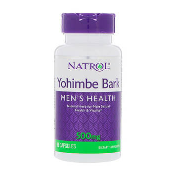 Екстракт Йохімбе Natrol Yohimbe Bark 500 mg (90 caps)