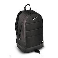 Стильний чоловічий портфель Nike Air чорний спортивний повсякденний рюкзак Найк сумка шкіряне дно топ якість