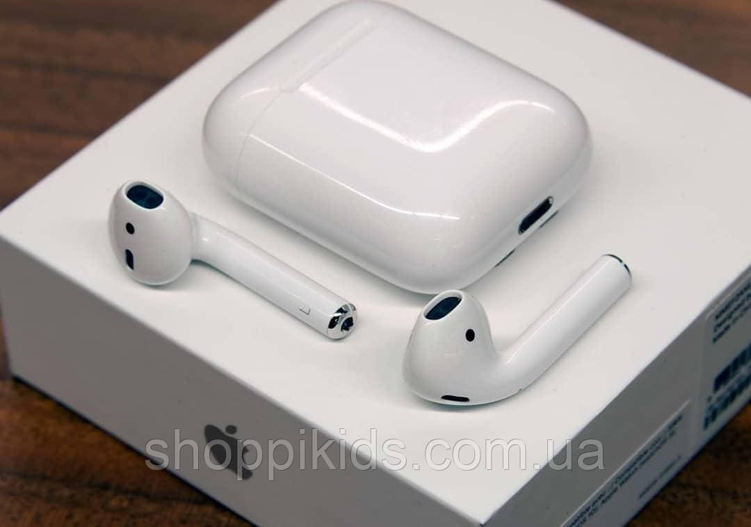 Наушники Apple AirPods 2 Bleutooth Гарнитура Безпровідні навушники. Аирподс. Эпл Аирподц. - фото 1 - id-p1290227160