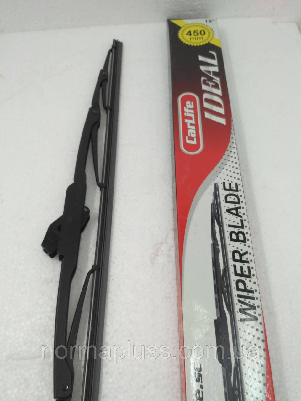 Щітка склоочисника універсальна каркасна Carlife Ideal 450mm